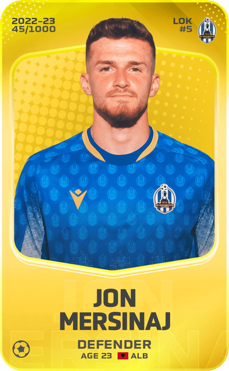 Jon Mersinaj 2022-23 • Limited 45/1000