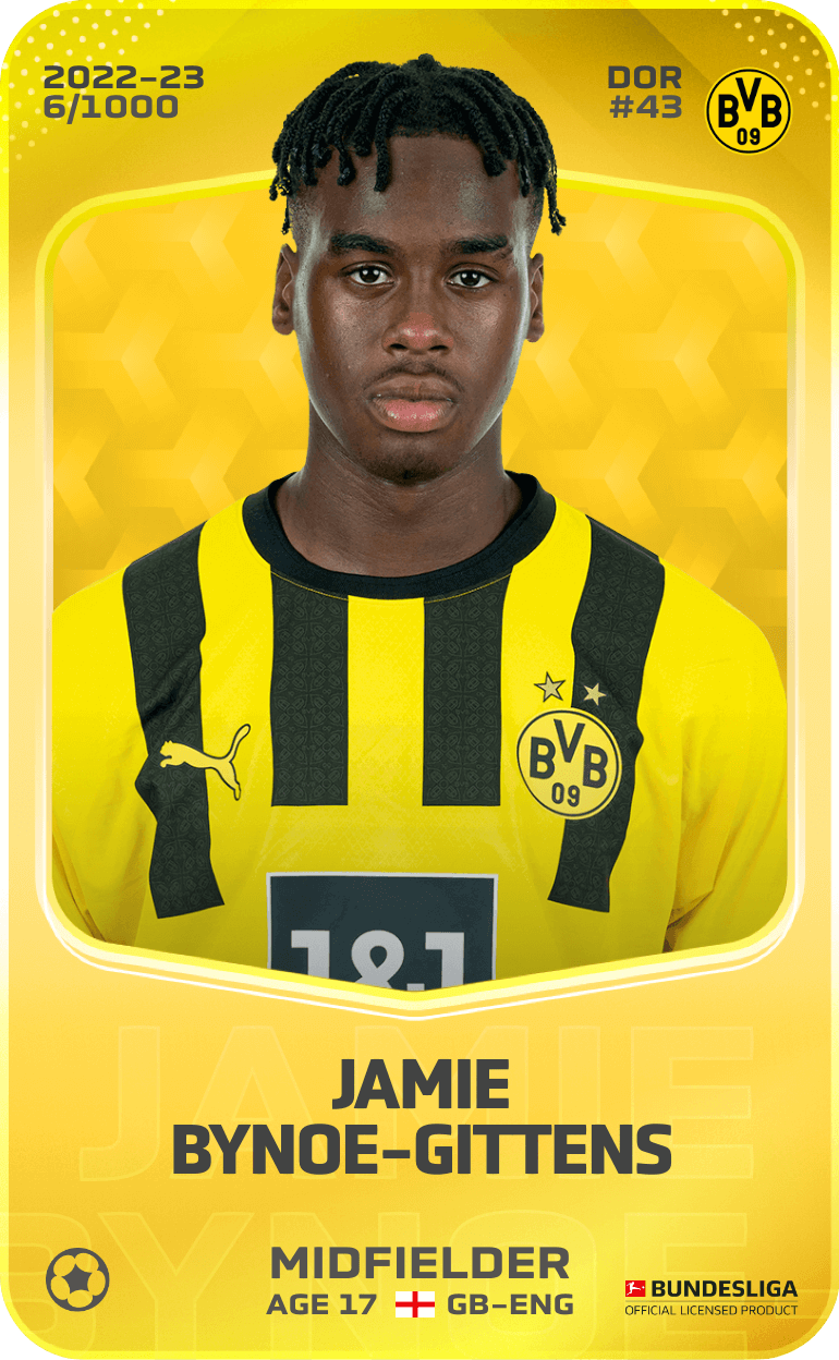 Jamie Bynoe-Gittens 2022-23 • Limited 6/1000