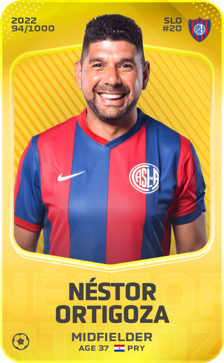 Sorare - Sorare Official - Néstor Ortigoza 2022-23 • Limited 94/1000 - NFT # 52162213982741859960662499618756774477293935588463483513645919567163596250869