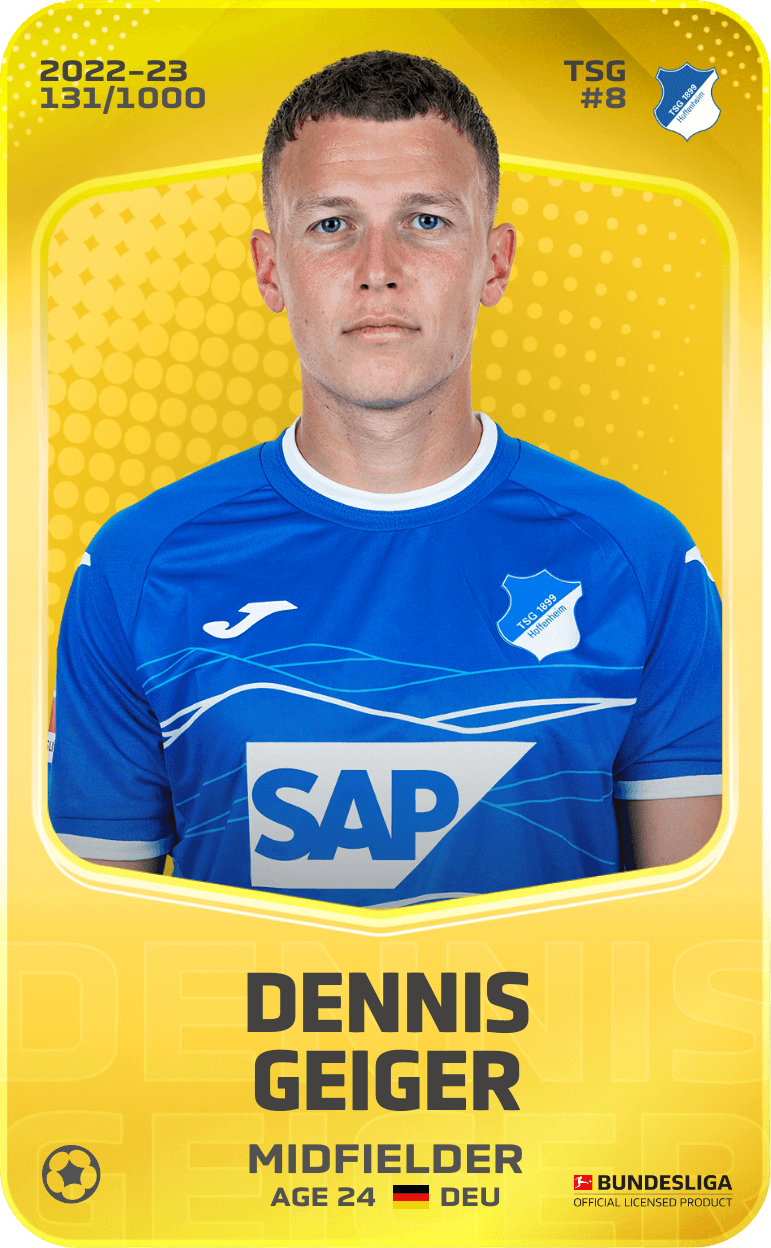 Dennis Geiger 2022-23 • Limited 131/1000