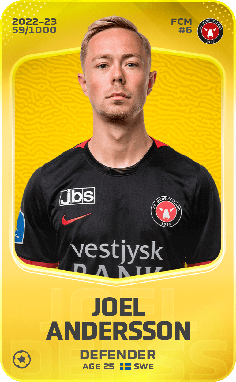 Joel Andersson 2022-23 • Limited 59/1000