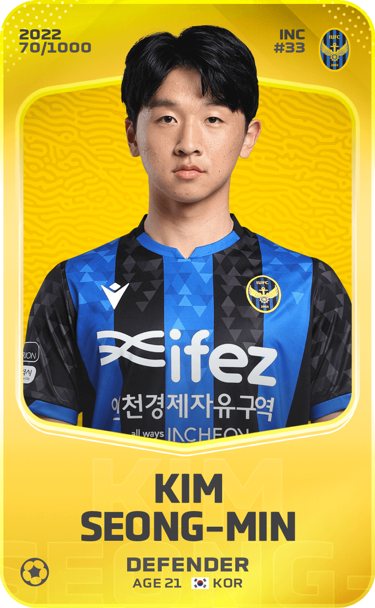 Kim Seong-Min 2022-23 • Limited 70/1000