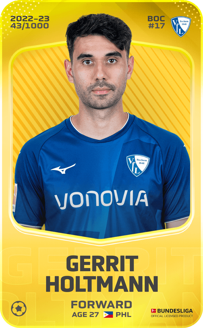 Gerrit Holtmann 2022-23 • Limited 43/1000