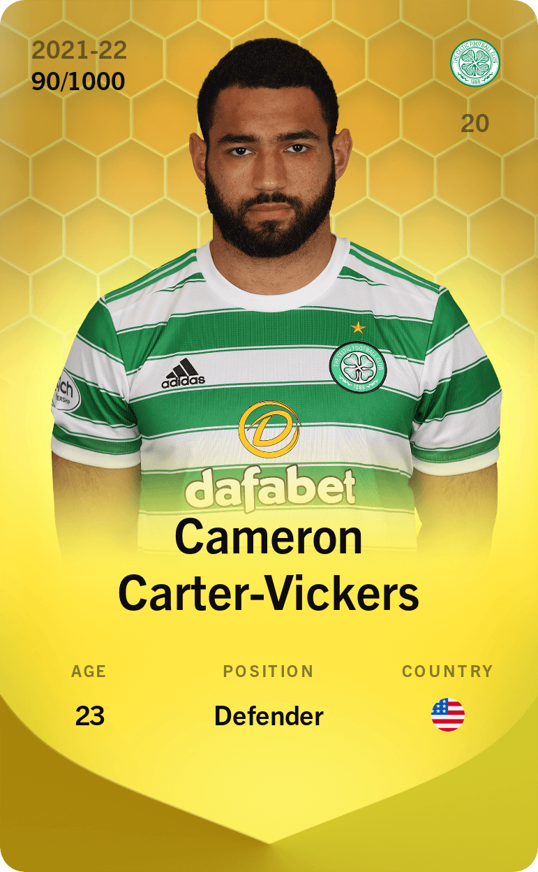 Cameron Carter-Vickers 2021-22 • Limited 90/1000