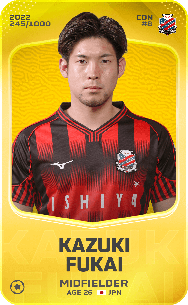 Kazuki Fukai 2022-23 • Limited 245/1000