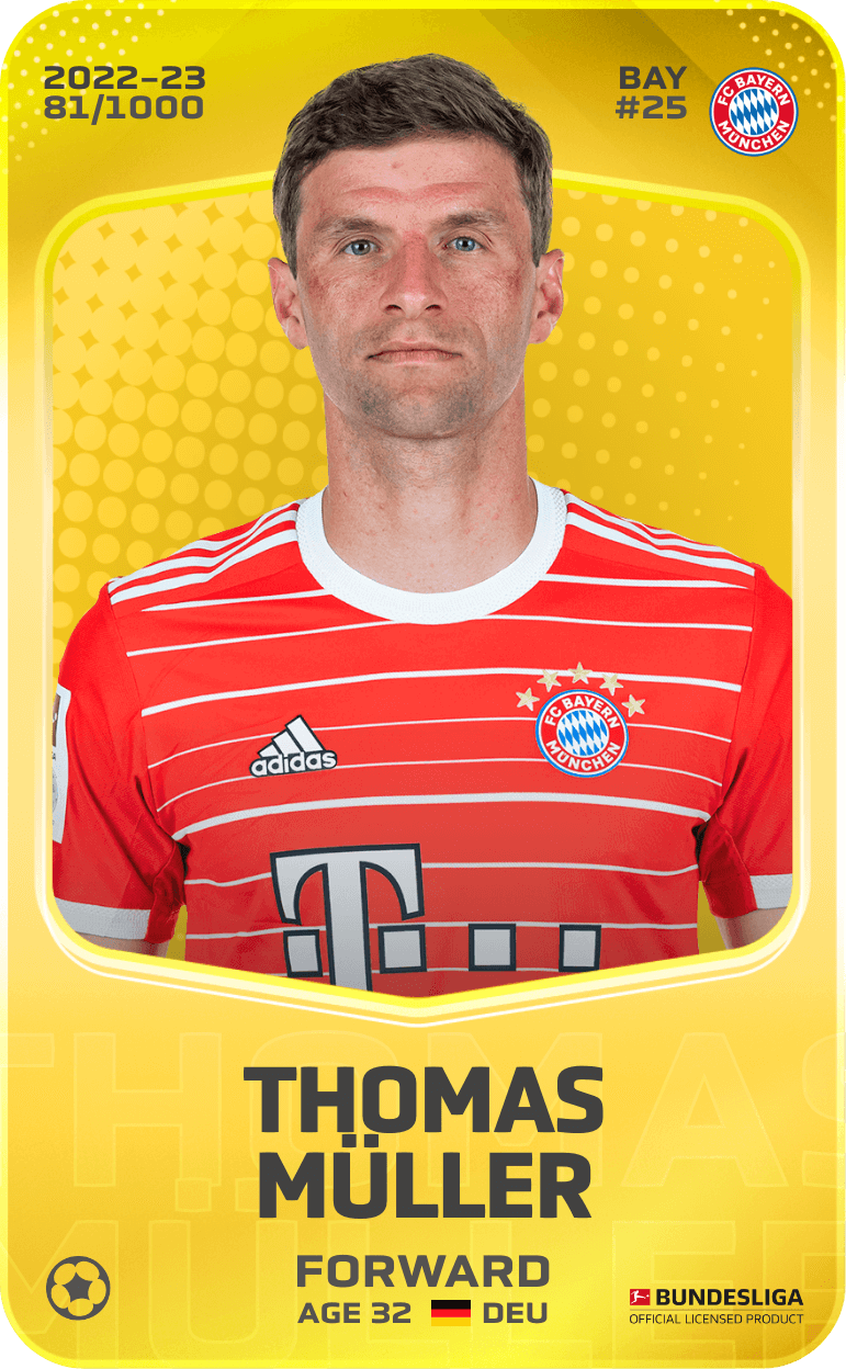 Thomas Müller 2022-23 • Limited 81/1000
