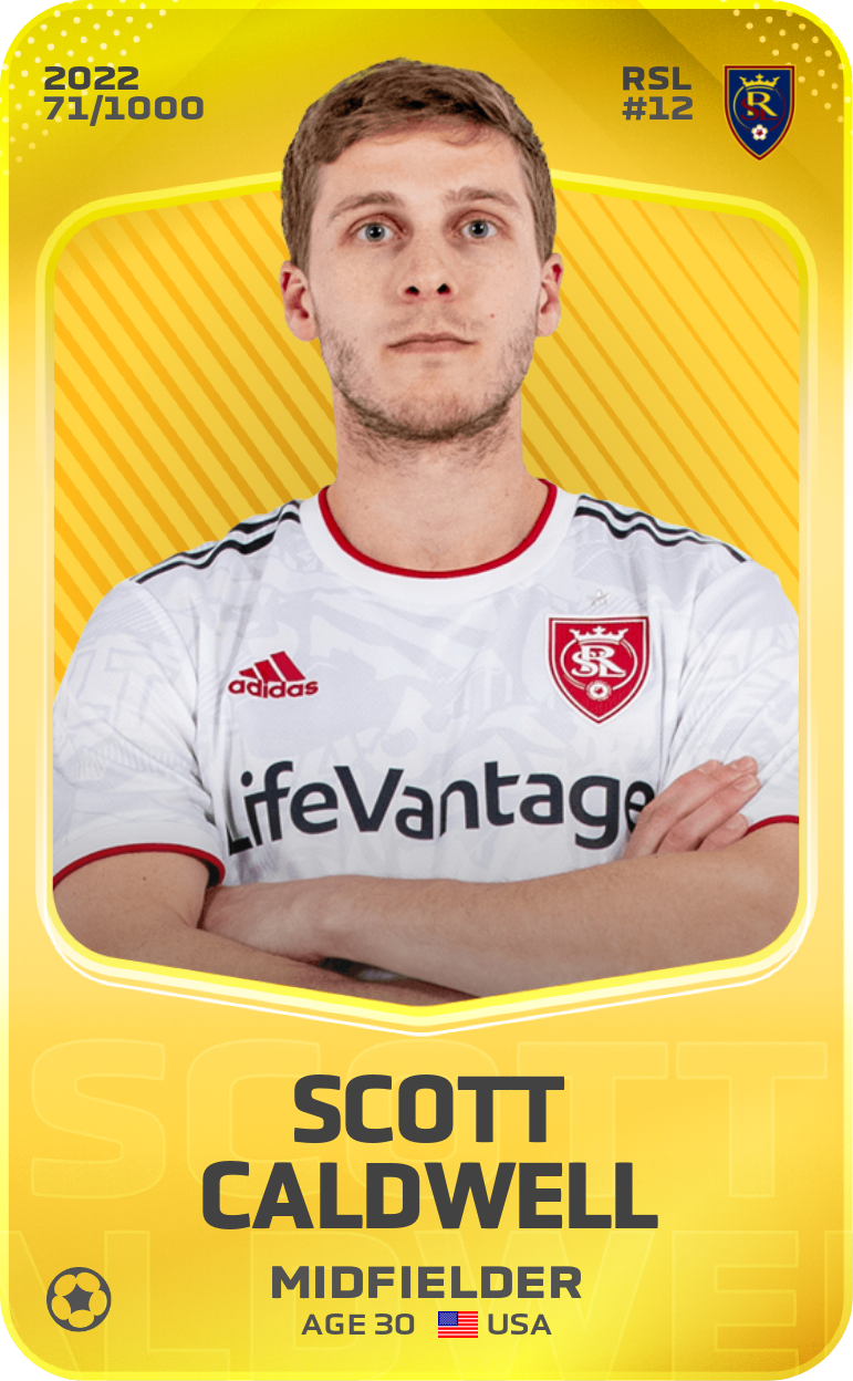 Sorare - Sorare Official - Scott Caldwell 2022-23 • Limited 71/1000 - NFT # 81181319871030047305857511193600671622411390377404380815785444790657717890433