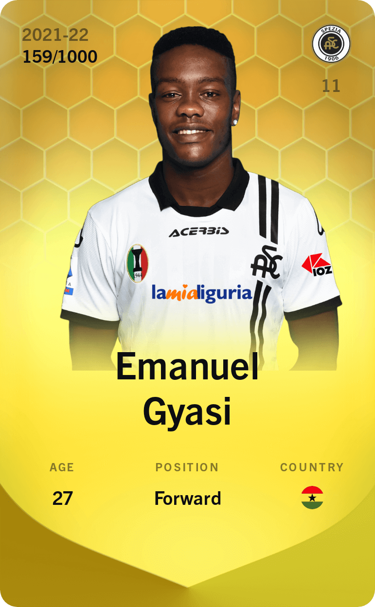 Emanuel Gyasi 2021-22 • Limited 159/1000