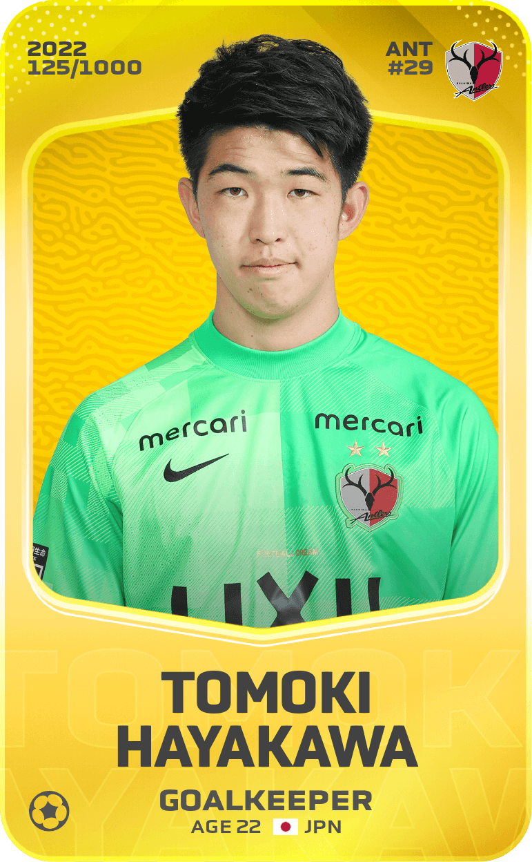 Tomoki Hayakawa 2022-23 • Limited 125/1000