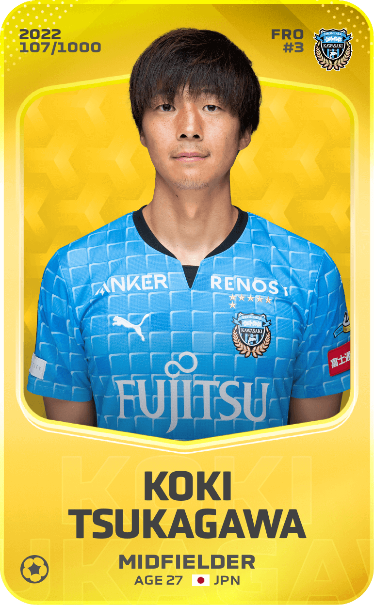 Koki Tsukagawa 2022-23 • Limited 107/1000