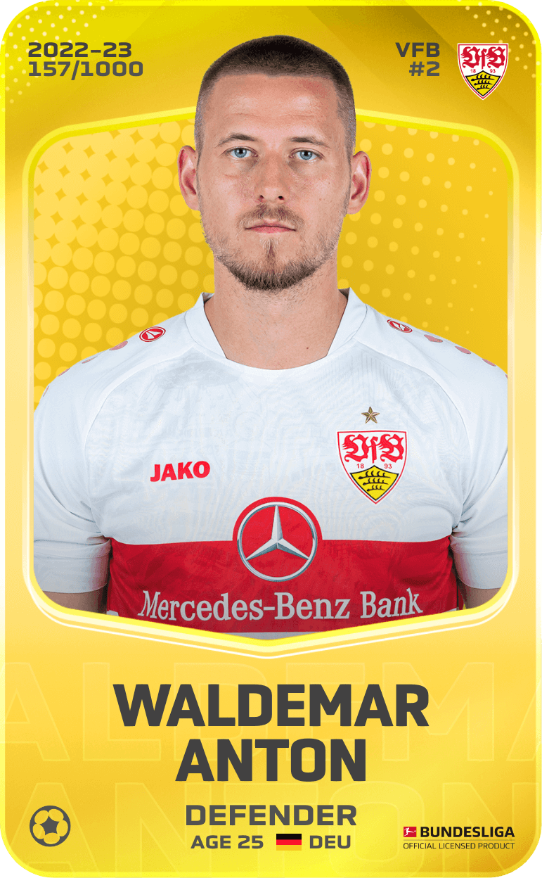 Waldemar Anton 2022-23 • Limited 157/1000