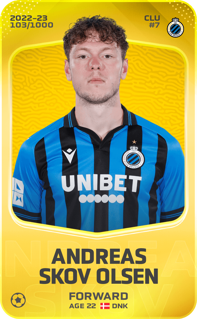 Andreas Skov Olsen 2022-23 • Limited 103/1000