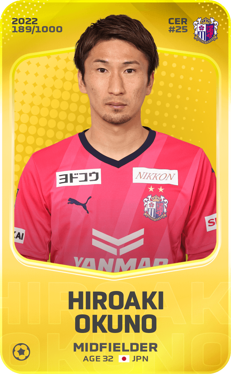 Hiroaki Okuno 2022-23 • Limited 189/1000