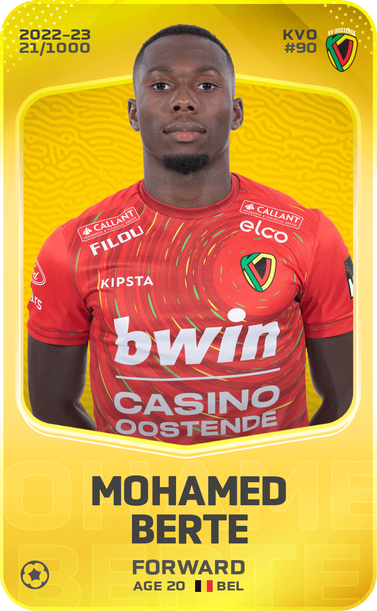 Mohamed Berte 2022-23 • Limited 21/1000