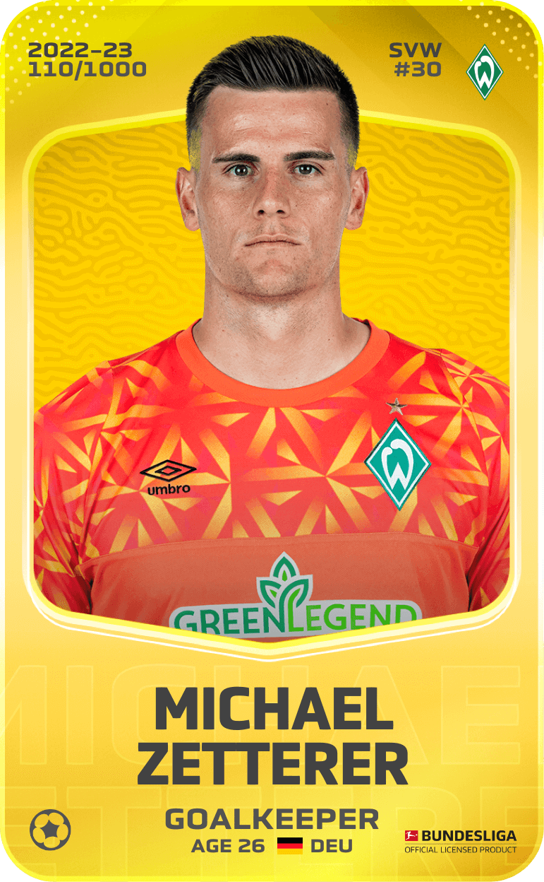 Michael Zetterer 2022-23 • Limited 110/1000