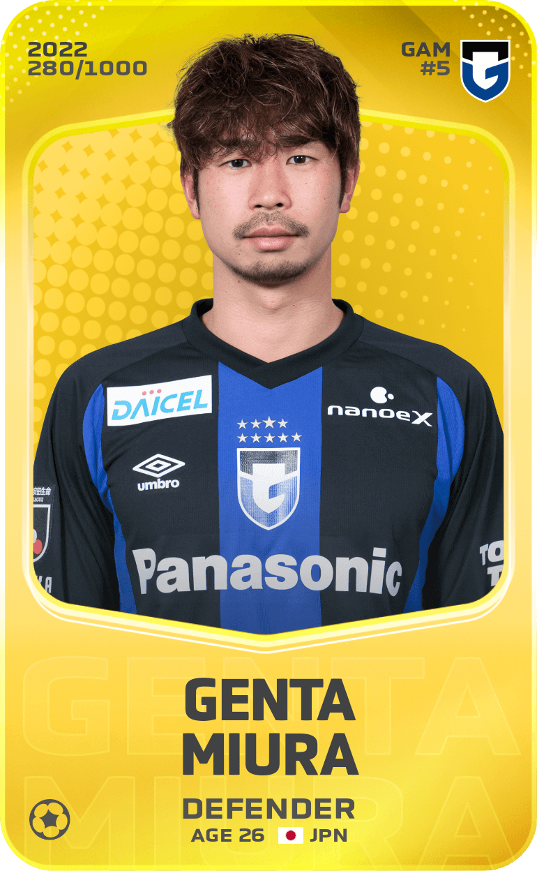 Genta Miura 2022-23 • Limited 280/1000