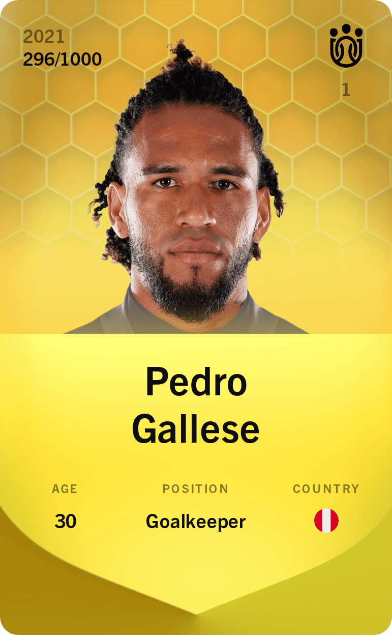 Pedro Gallese 2021-22 • Limited 296/1000