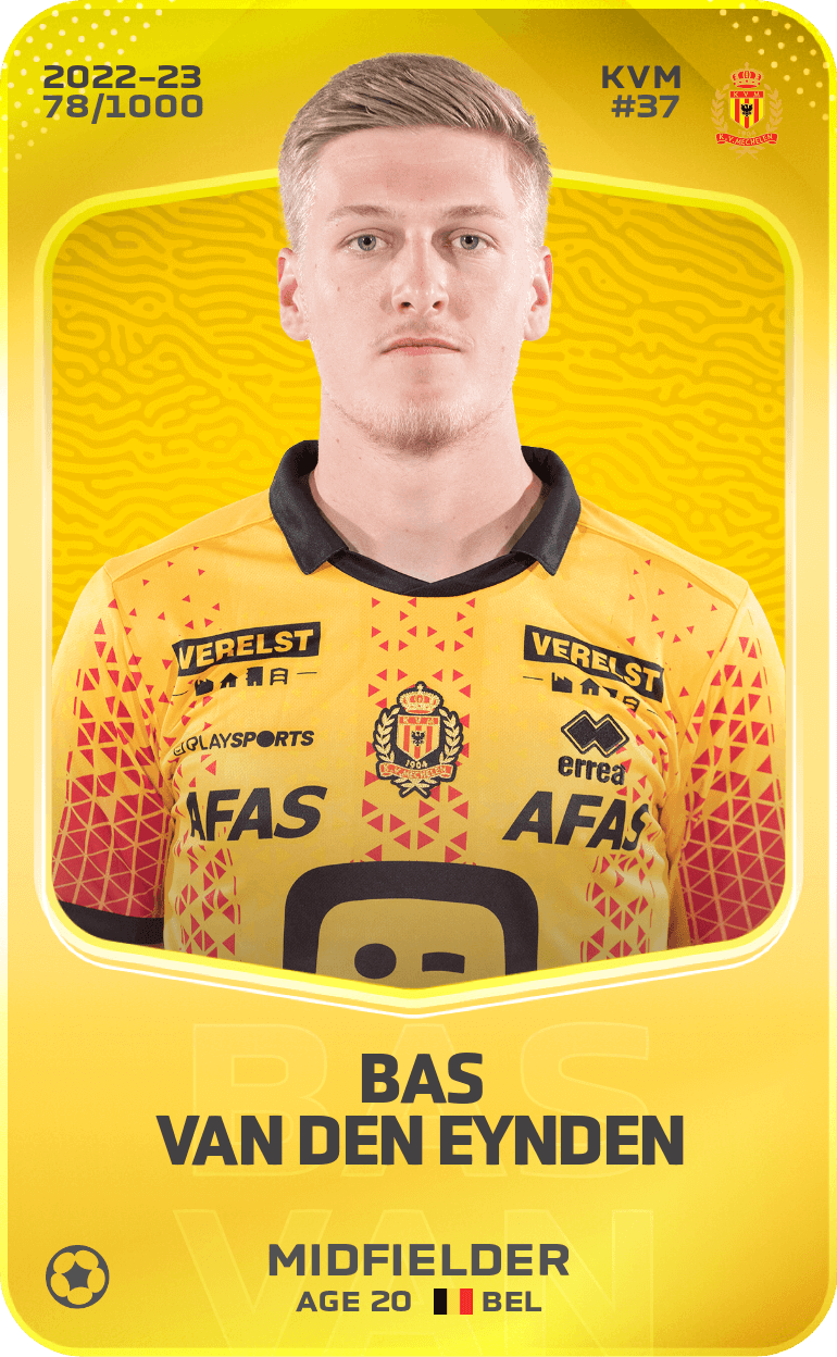 Bas Van den Eynden 2022-23 • Limited 78/1000