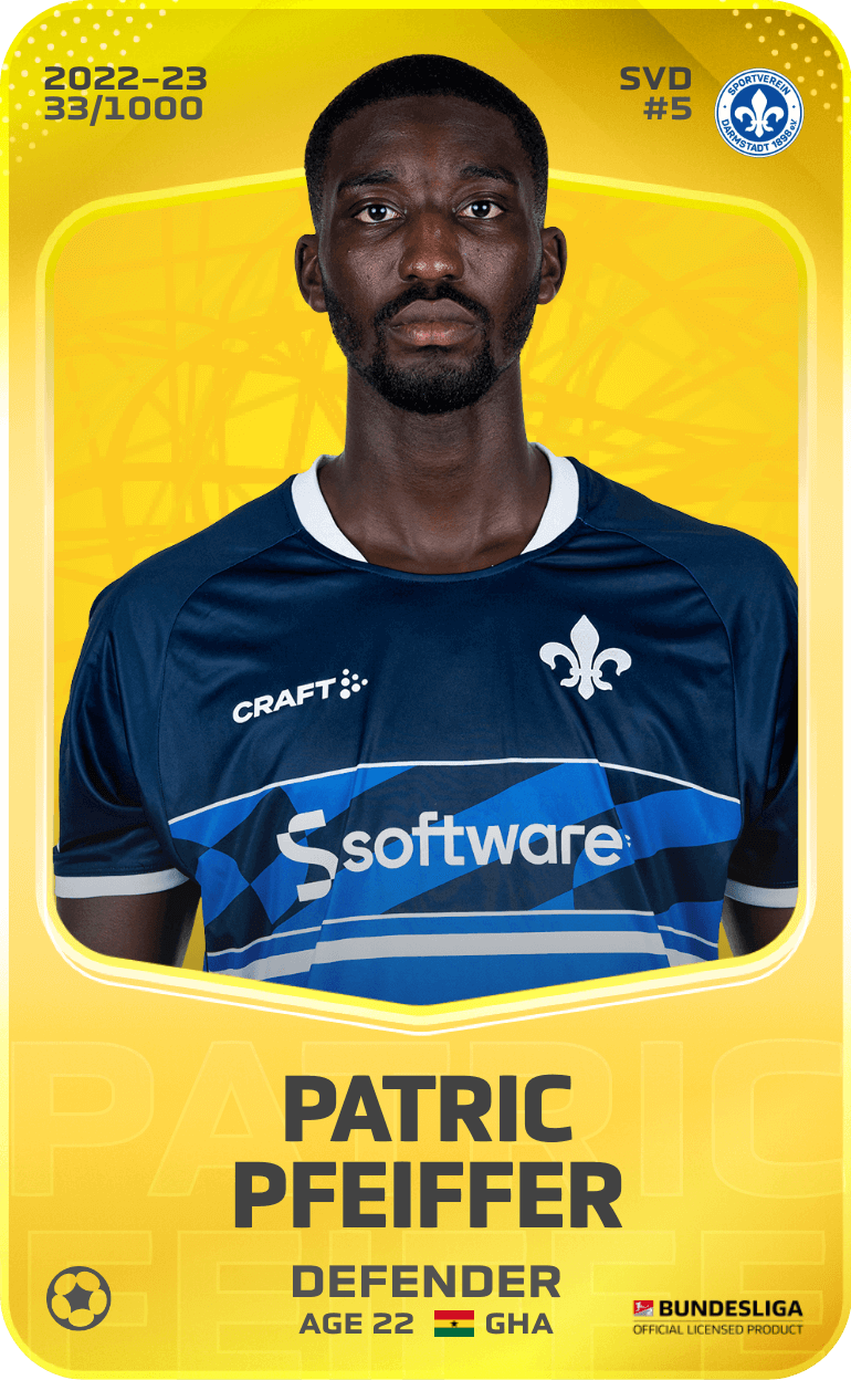 Patric Pfeiffer 2022-23 • Limited 33/1000