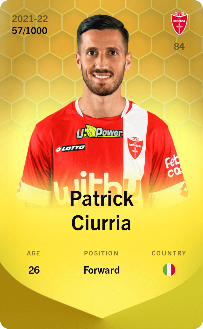 Patrick Ciurria 2021-22 • Limited 57/1000
