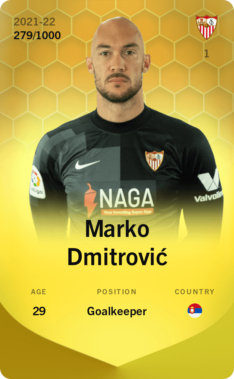 Marko Dmitrović 2021-22 • Limited 279/1000