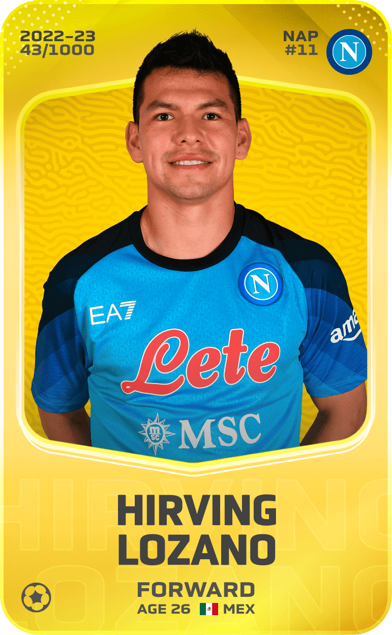 Hirving Lozano 2022-23 • Limited 43/1000
