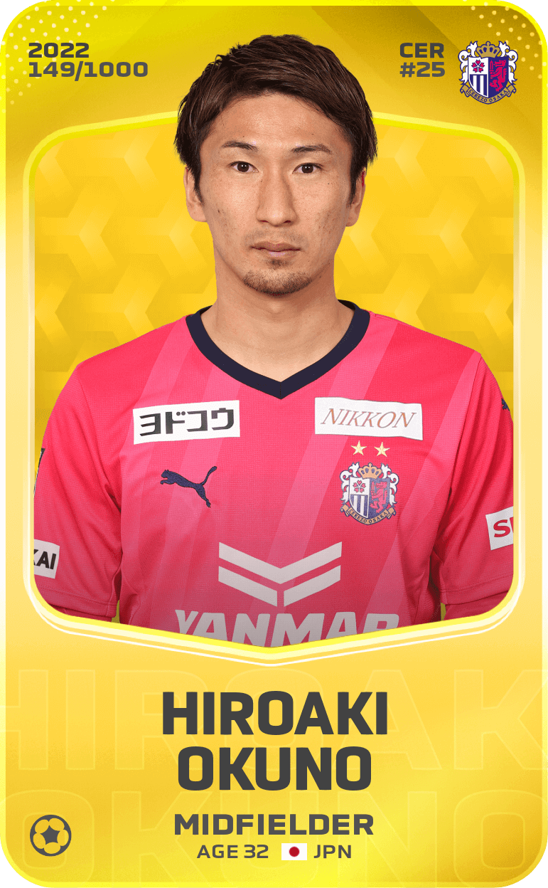 Hiroaki Okuno 2022-23 • Limited 149/1000