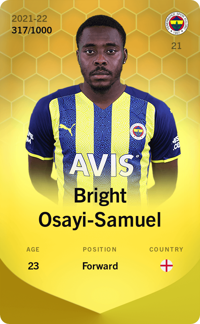 Bright Osayi-Samuel 2021-22 • Limited 317/1000