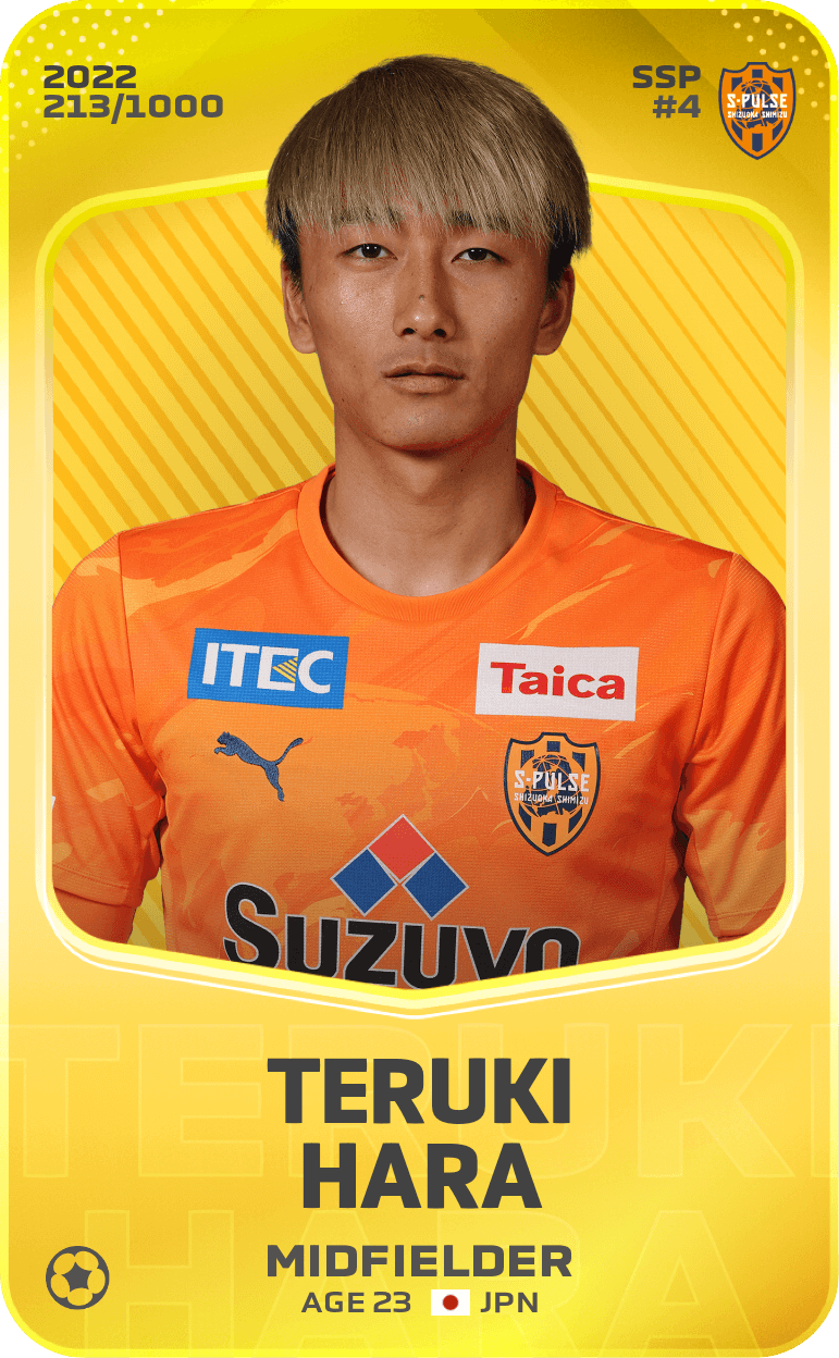 Teruki Hara 2022-23 • Limited 213/1000