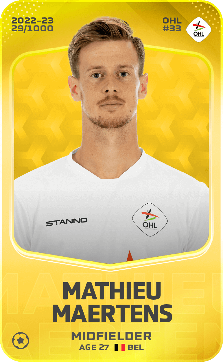 Mathieu Maertens 2022-23 • Limited 29/1000