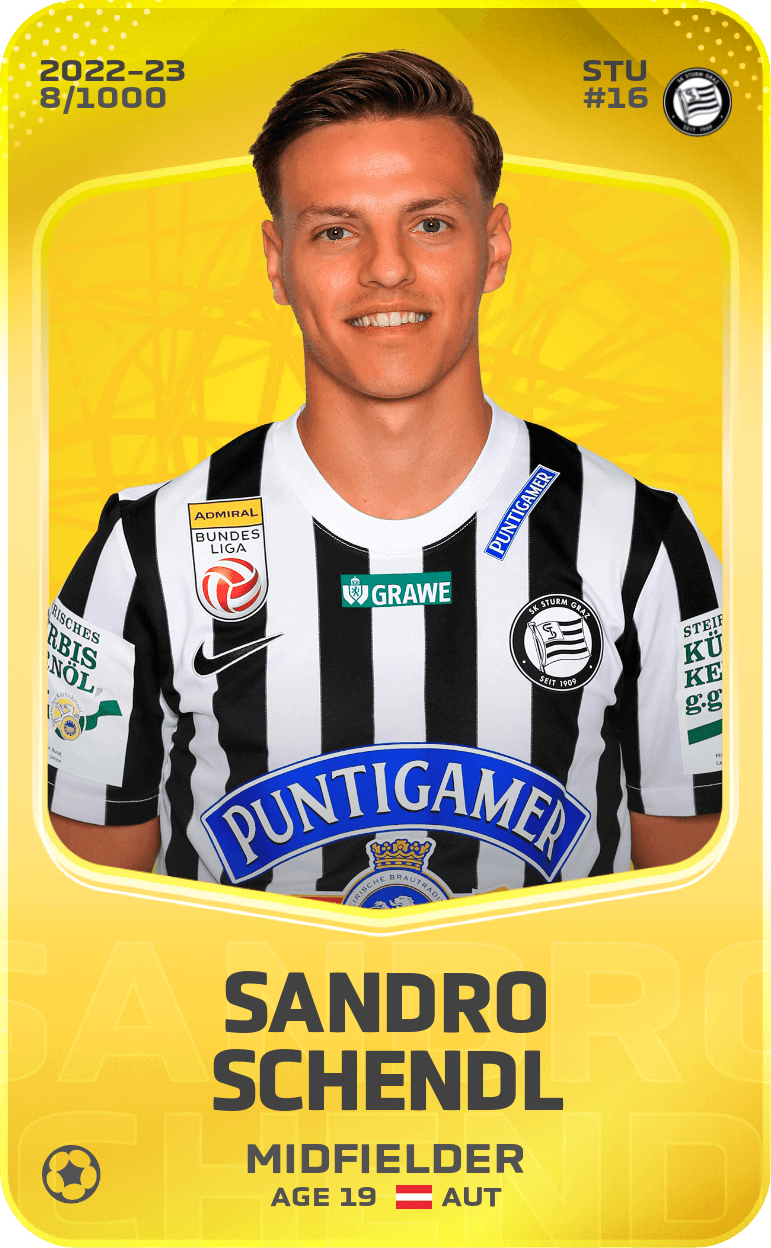 Sandro Schendl 2022-23 • Limited 8/1000