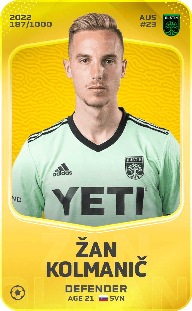 Žan Kolmanič 2022-23 • Limited 187/1000