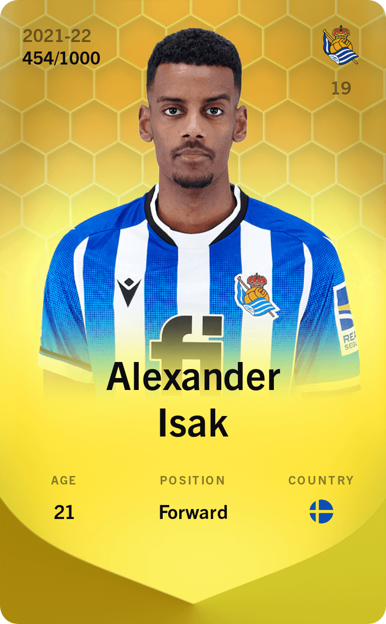 Alexander Isak 2021-22 • Limited 454/1000