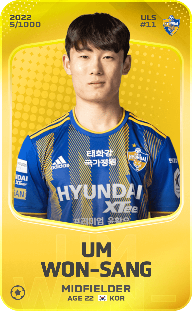 Um Won-Sang  2022-23 • Limited 5/1000