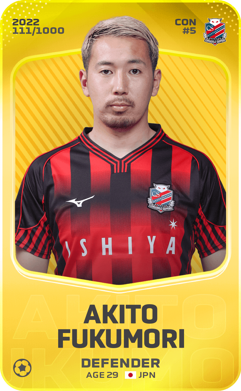 Akito Fukumori 2022-23 • Limited 111/1000