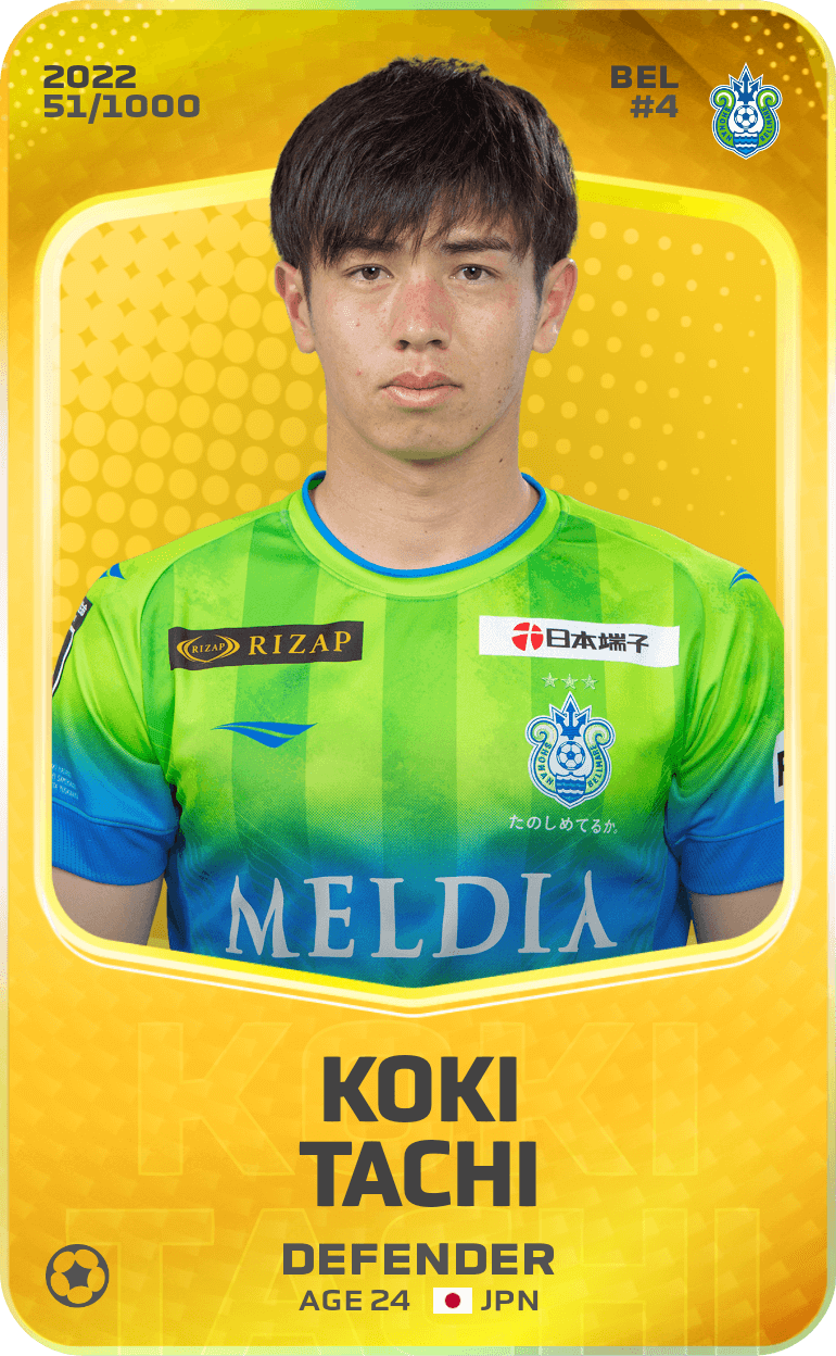 Koki Tachi 2022-23 • Limited 51/1000