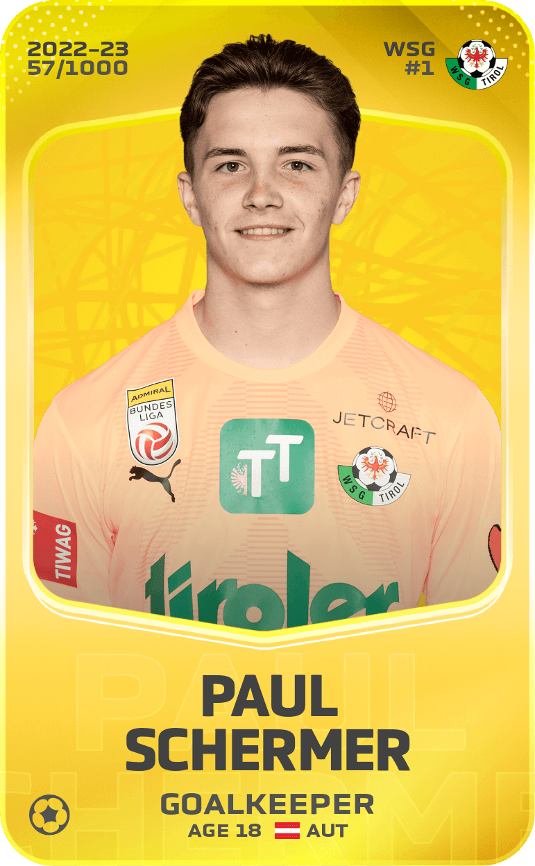 Paul Schermer 2022-23 • Limited 57/1000