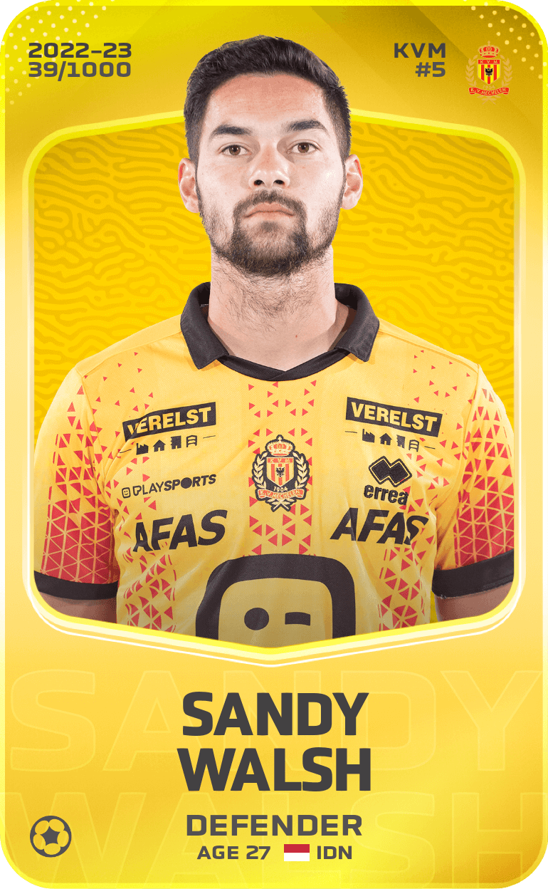 Sandy Walsh 2022-23 • Limited 39/1000