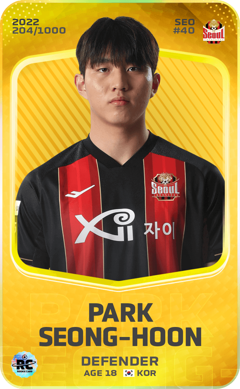 Park Seong-Hoon 2022-23 • Limited 204/1000