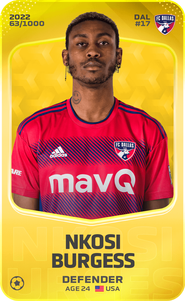 Nkosi Burgess 2022-23 • Limited 63/1000