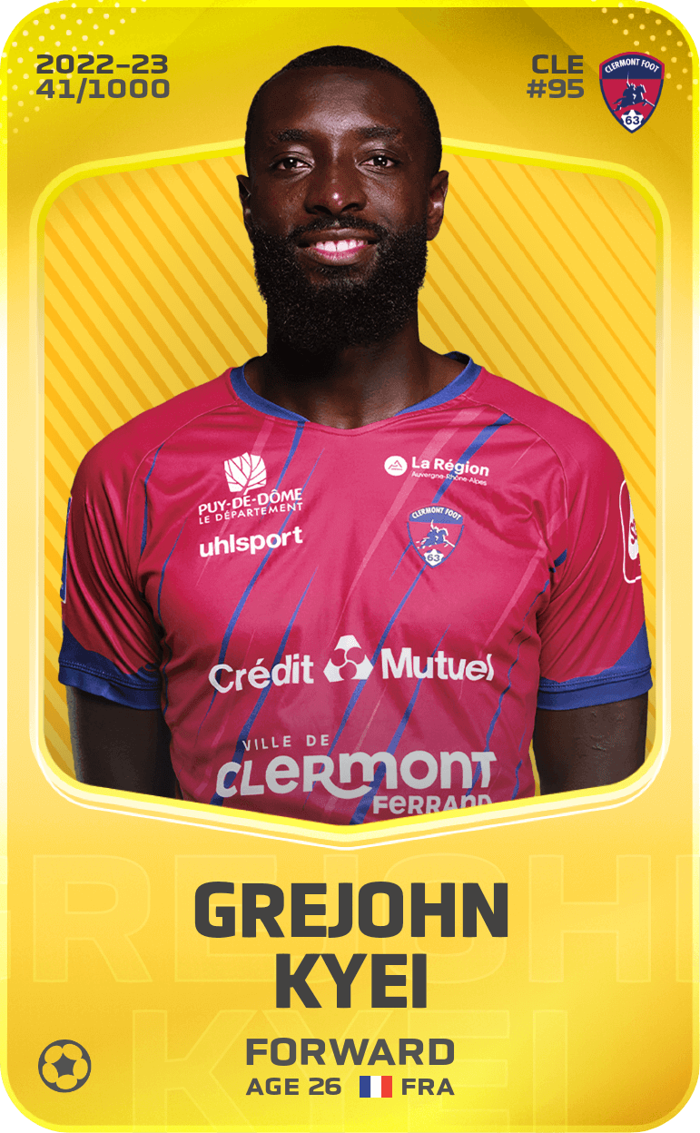 Grejohn Kyei 2022-23 • Limited 41/1000