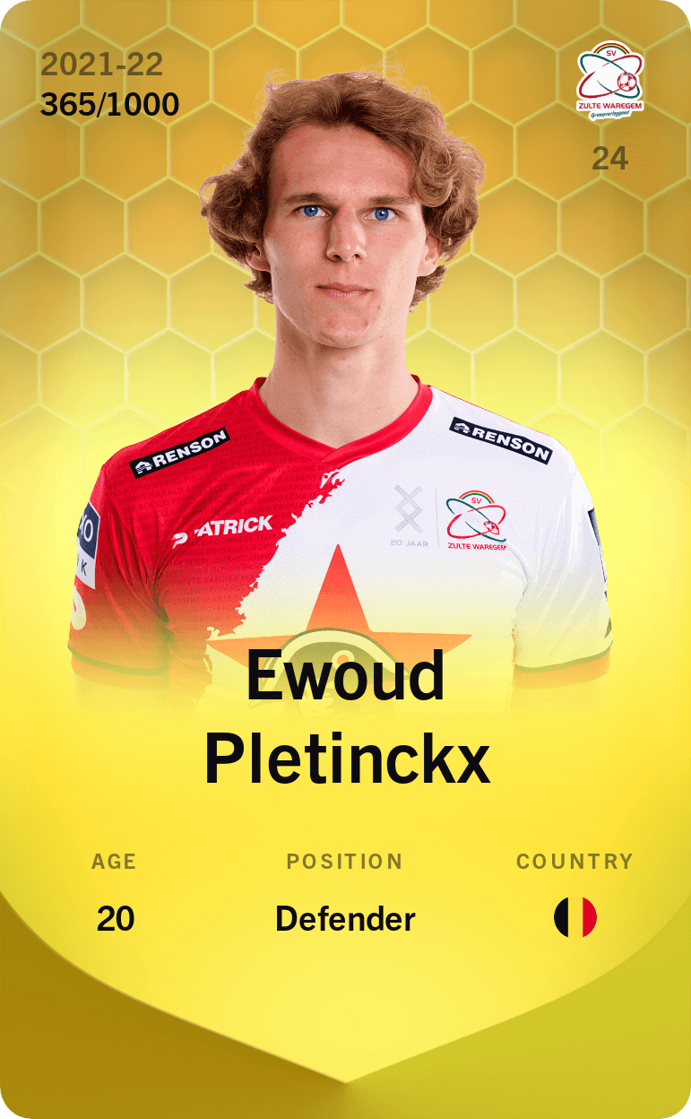 Ewoud Pletinckx 2021-22 • Limited 365/1000