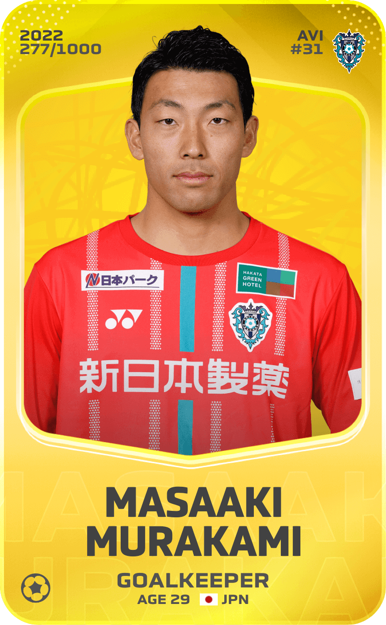 Masaaki Murakami 2022-23 • Limited 277/1000