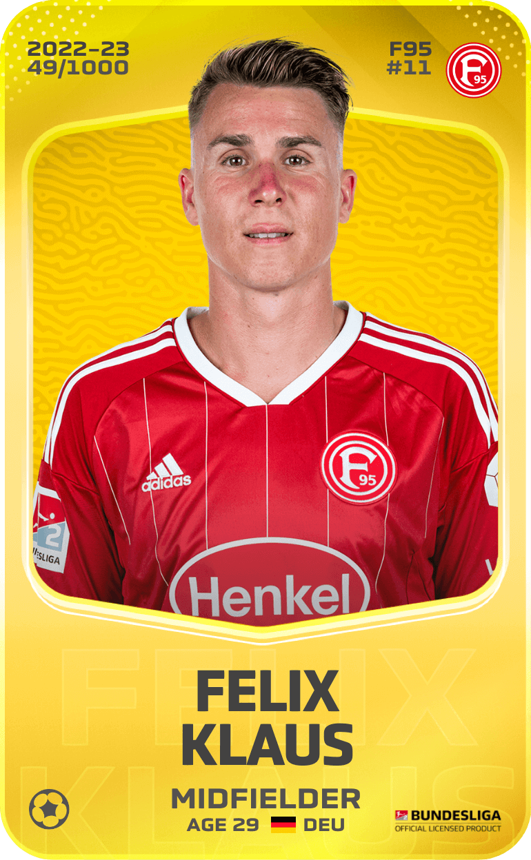 Felix Klaus 2022-23 • Limited 49/1000