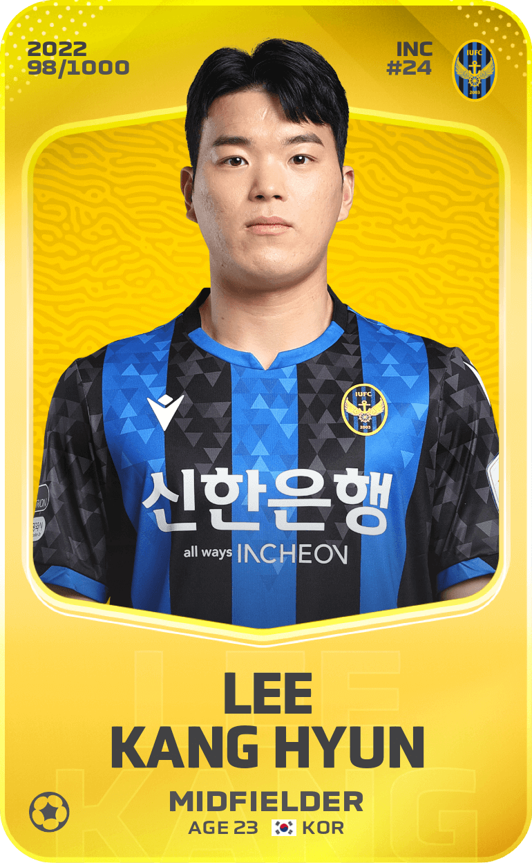Lee Kang Hyun 2022-23 • Limited 98/1000