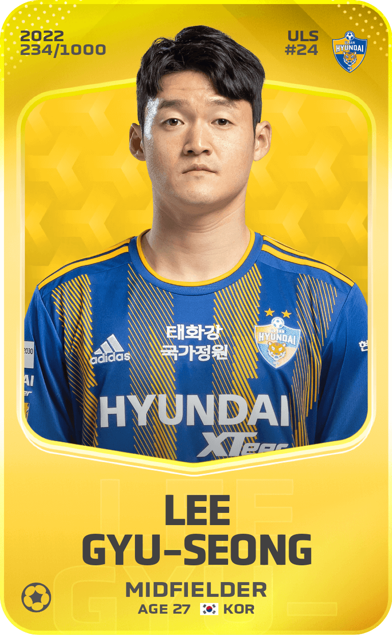 Lee Gyu-Seong 2022-23 • Limited 234/1000