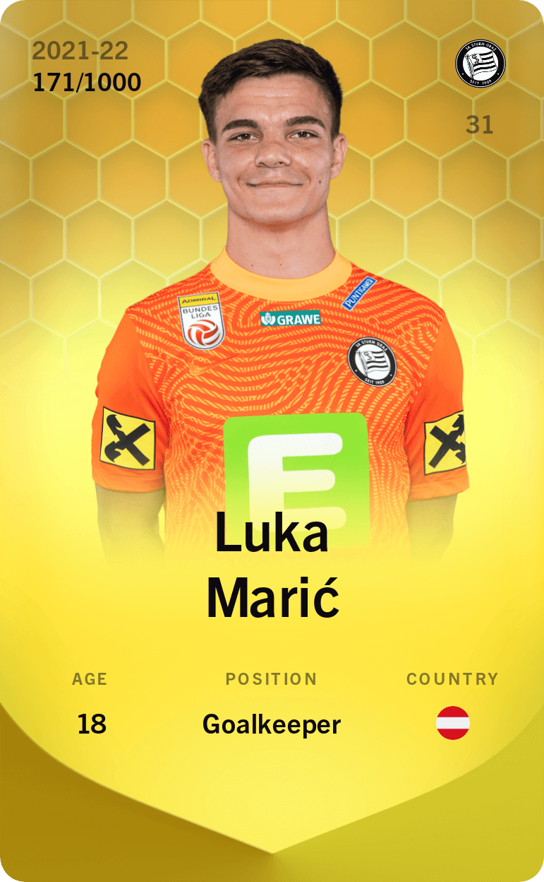 Luka Marić 2021-22 • Limited 171/1000
