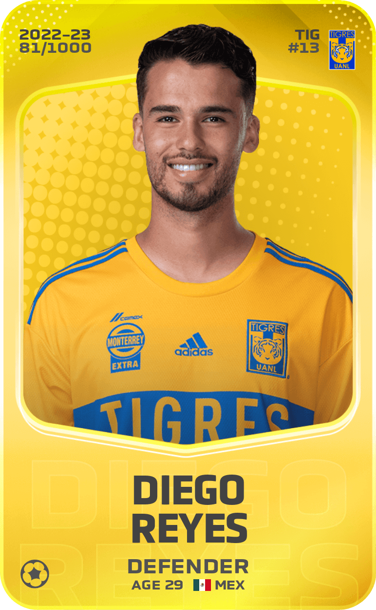 Diego Reyes 2022-23 • Limited 81/1000