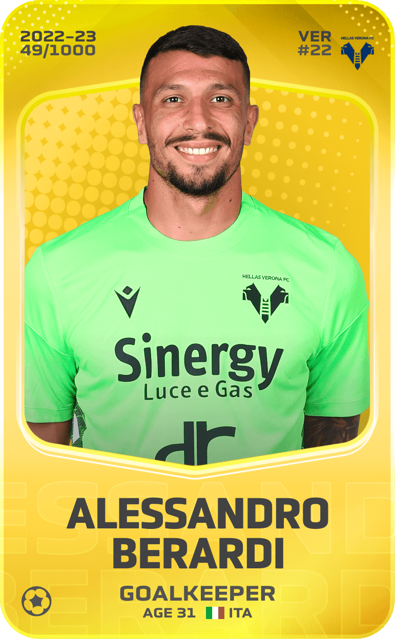 Alessandro Berardi 2022-23 • Limited 49/1000