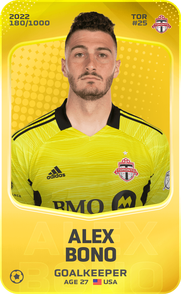 Alex Bono 2022-23 • Limited 180/1000